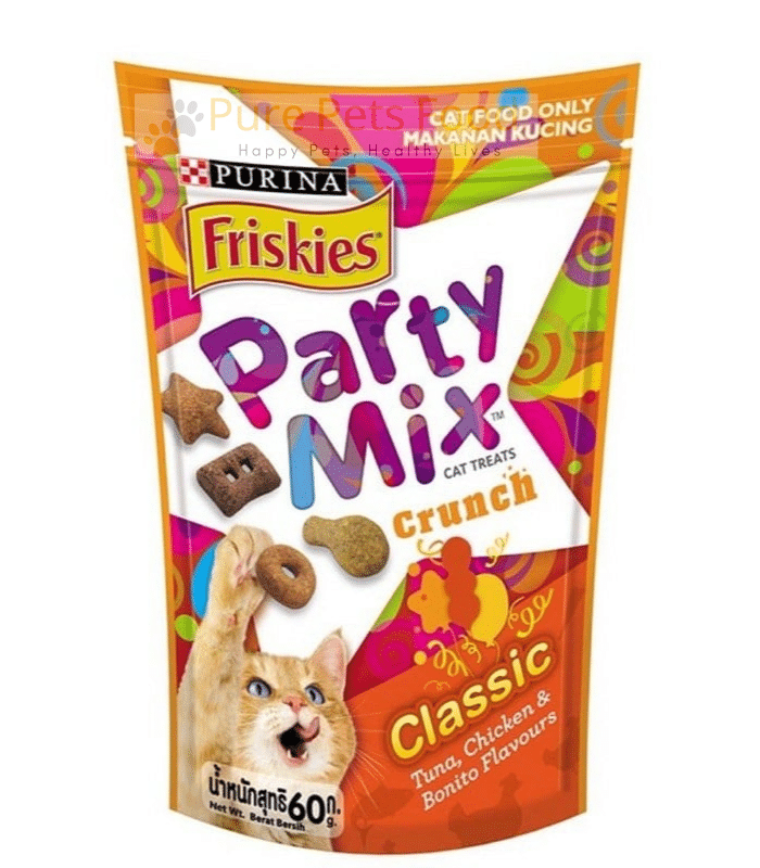 Delights Purina Friskies Party Mix Classic Cat Treats (60g)