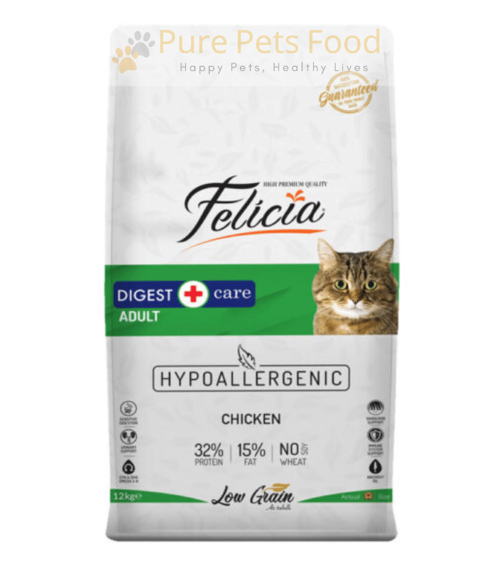 Felicia Adult Digestive Care Low Grain Chicken Cat Food 12kg