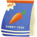 rabbit adult food