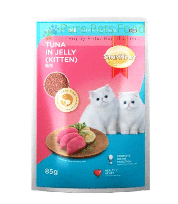 Smartheart Kitten Food Pouch with Tuna in Jelly (85g)