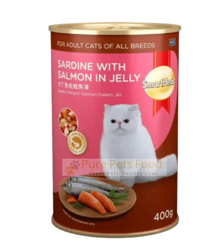 SmartHeart Sardine with Salmon in Jelly Cat Food (400g)