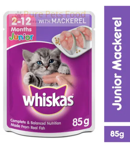 Whiskas Junior Mackerel Tailored Nutrition (85g)