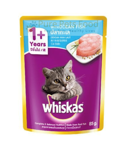 Whiskas Ocean Fish Pouch: Tailored Nutrition (80g)