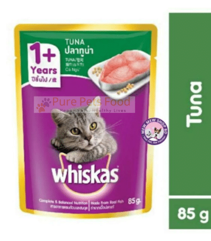 Whiskas Pouch Adult 1+ Years Tuna Cat Food (80g)