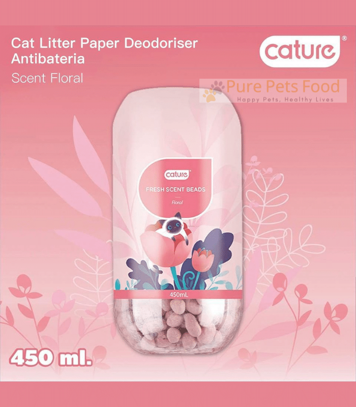 Cature Floral Scented Cat Litter Deodorizer (450ml)
