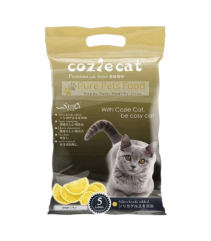 Cozicat Premium Clumping Cat Litter 5L (Lemon Scent)