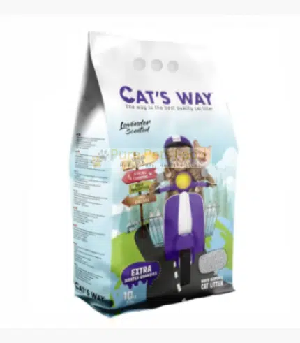 Lavender-Scented Cat’s Way Clumping Cat Litter (5L)