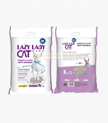 Lazy Lady Lavender Scented Bentonite Cat Litter