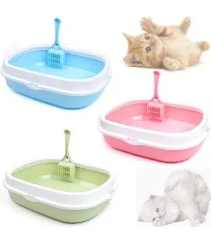 Litter Box with Scoop for Cats