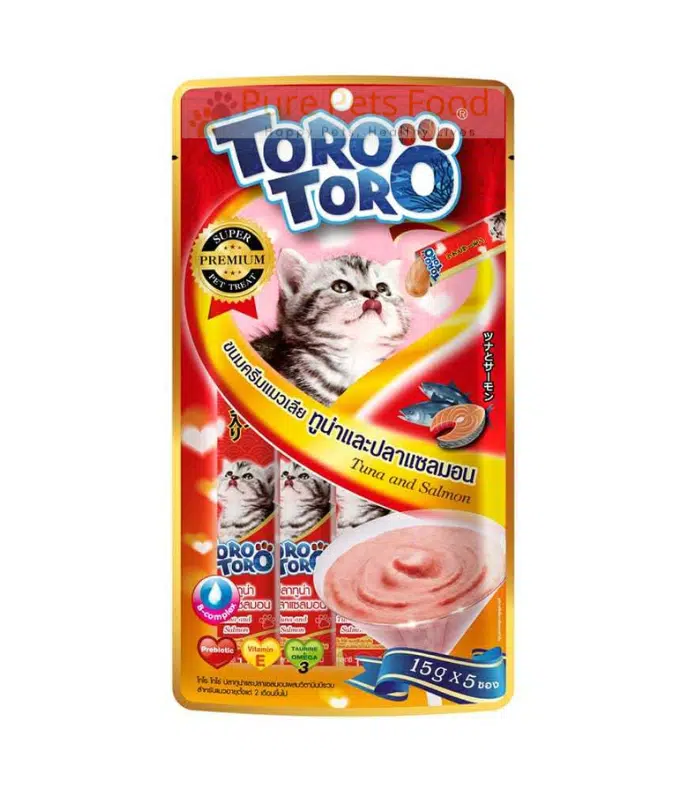 Savor the Flavor: Toro Toro Lickable Tuna & Salmon Treat (5*15g)