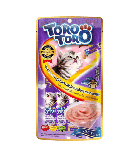 Toro Toro Tantalizing Tuna and Scallop Lickable Cat Treat 15g