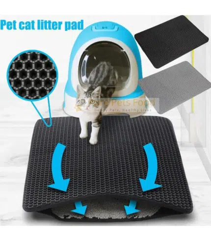 Waterproof Nonslip Double Layer Cat Litter Box Mat