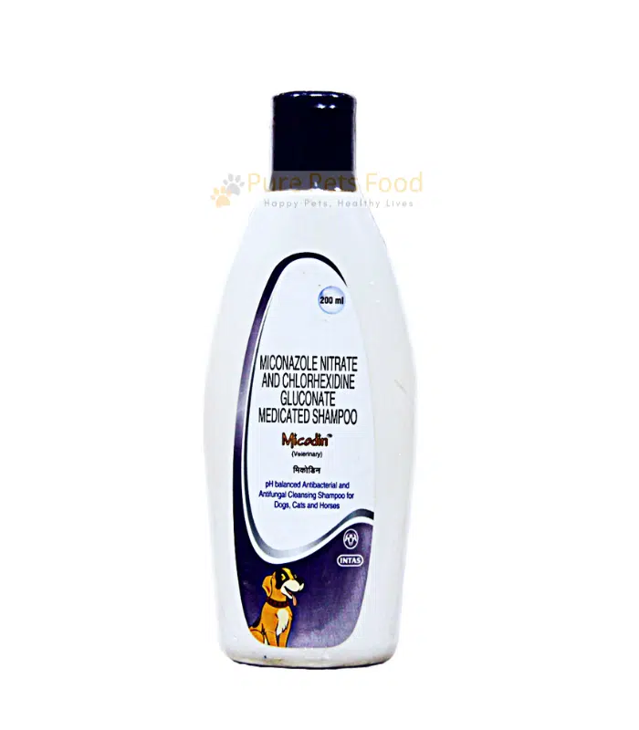 Anti Fungal Microdin Medicated Shampoo for Dogs & Cats 200ml